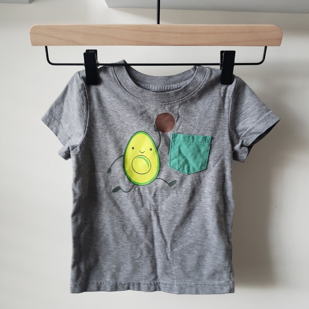 5 for $18/ Fun avocado basketball shirt
